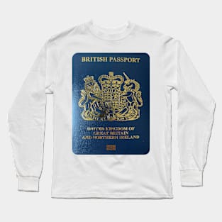 British  Passport Long Sleeve T-Shirt